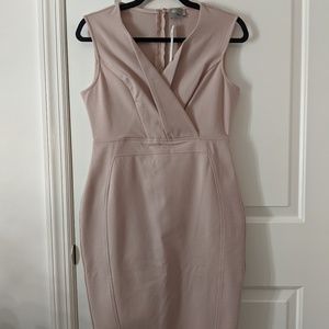 ASOS LIGHT MAUVE STRETCH DRESS